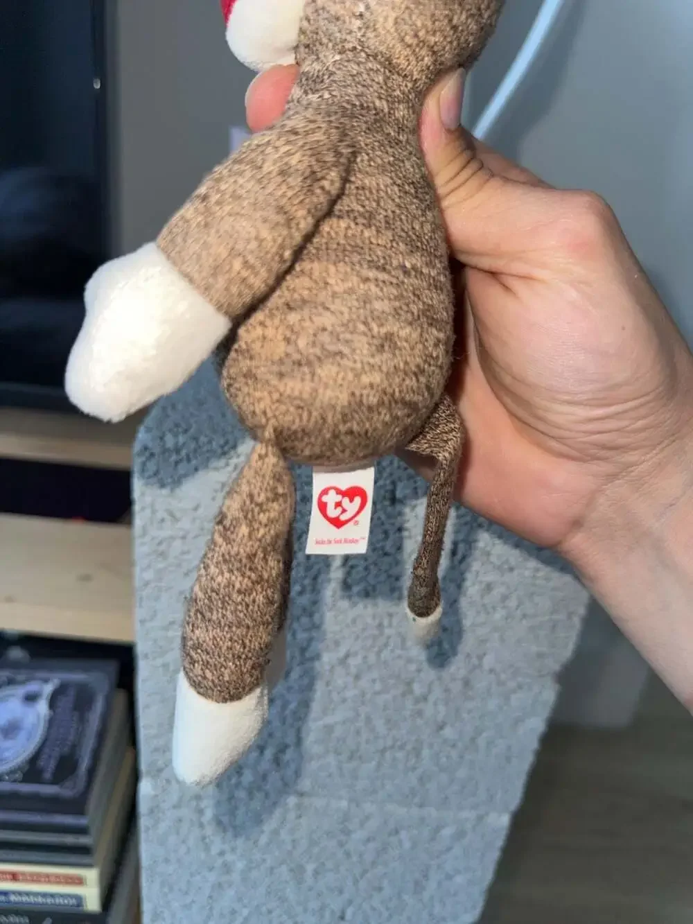 Ty Beanie Babies Buddy 2013 Socks The Sock Monkey Brown